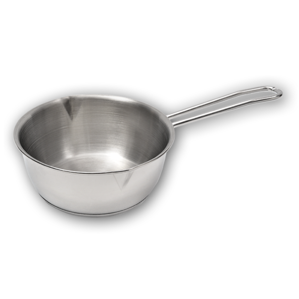 Stainless Steel One Handle Spouted Saucepan