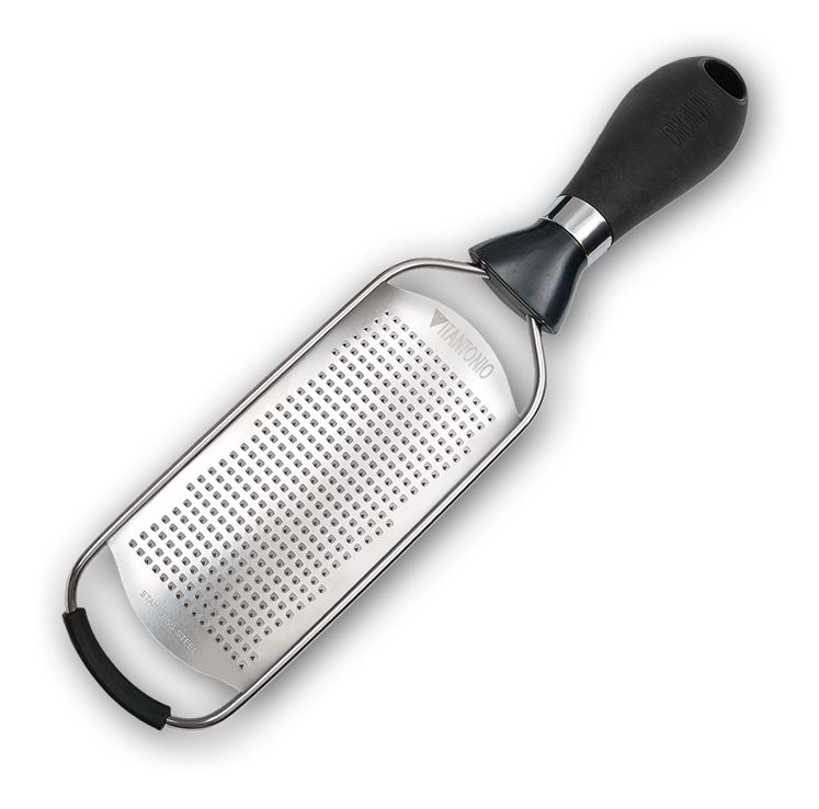Wiltshire Diamond Handle Hand Grater, Cheese Grater, Dimensions, 24x6x2cm,  Colour, Black, Grey