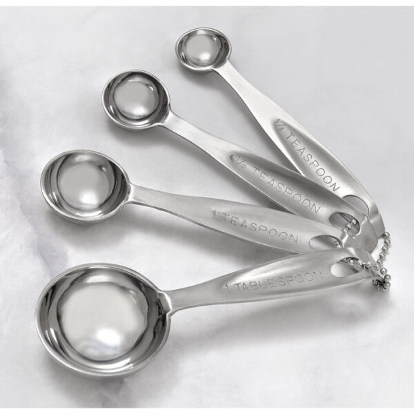 Stainless Steel 4-Piece Measuring Spoon Set