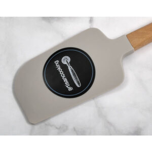 Silicone Head Spatula with Wooden Handle