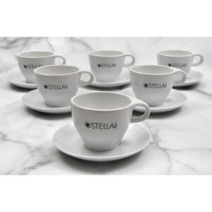 6-Piece Stella 7oz Cappuccino Cup Set